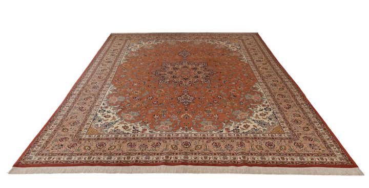 9' 9 x 13' Hand Knotted Tabriz Persian Rug
