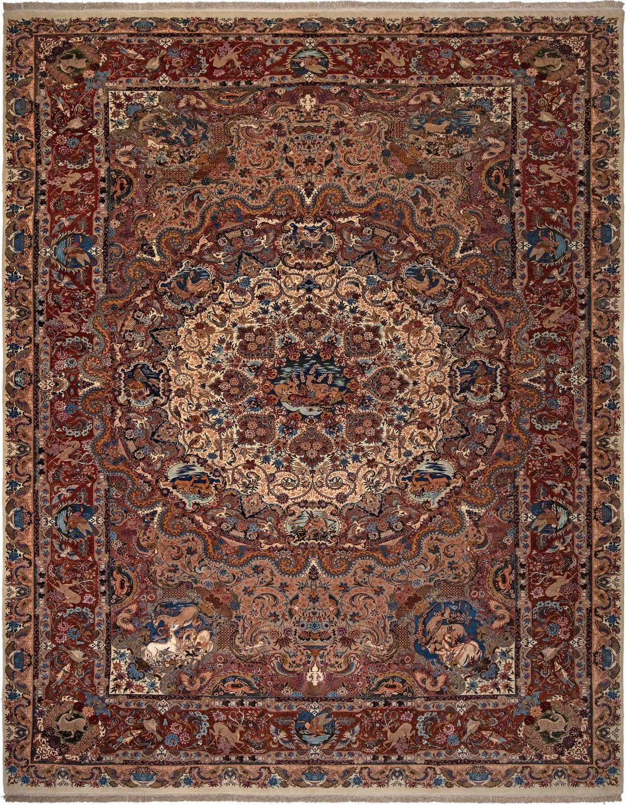 13' x 19' 9 Tabriz Rug