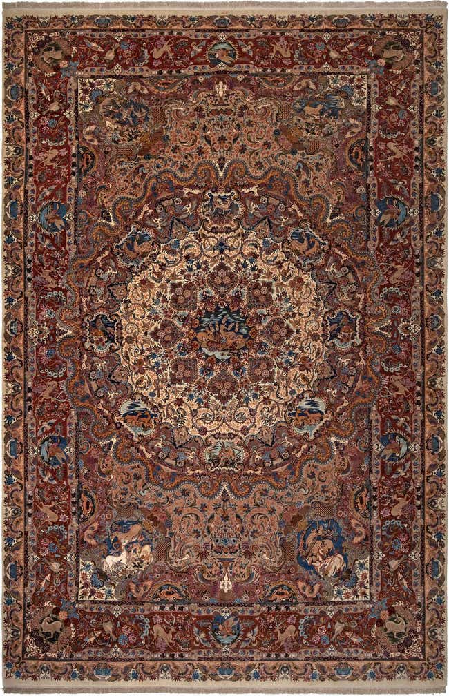 13' x 19' 9 Tabriz Rug
