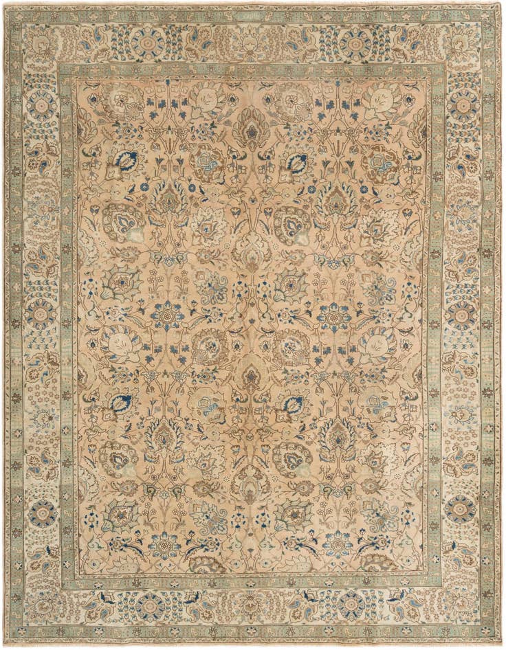 Detail image of 9' 4 x 12' 11 Tabriz Rug