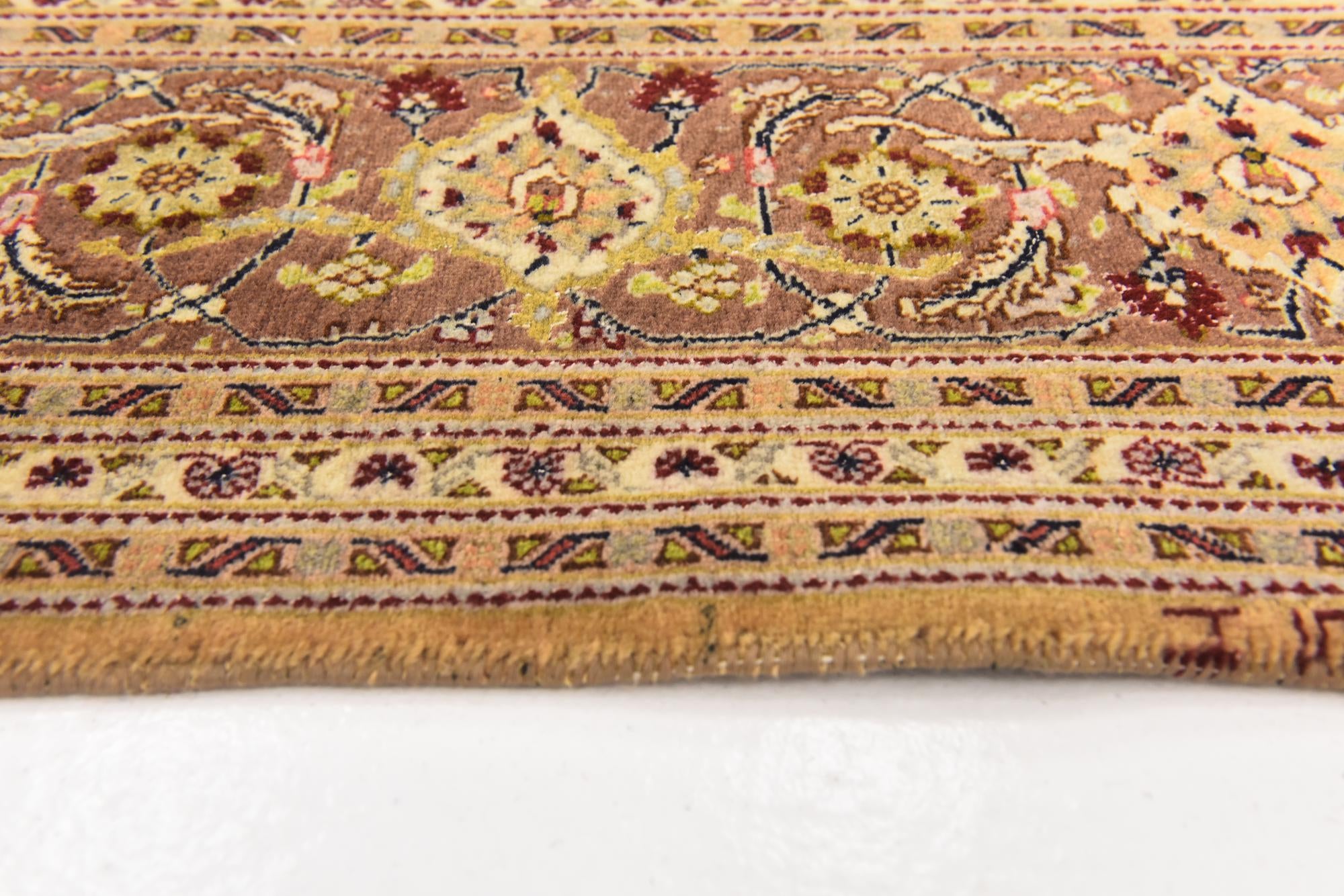 6' 9 x 9' 7 Hand Knotted Tabriz Persian Rug