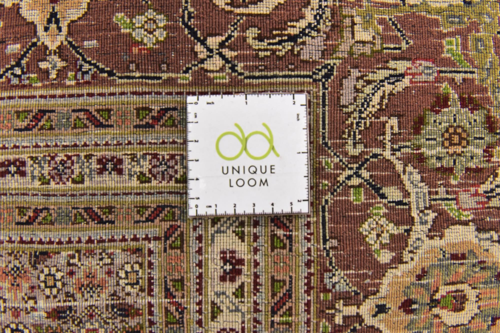 6' 9 x 9' 7 Hand Knotted Tabriz Persian Rug