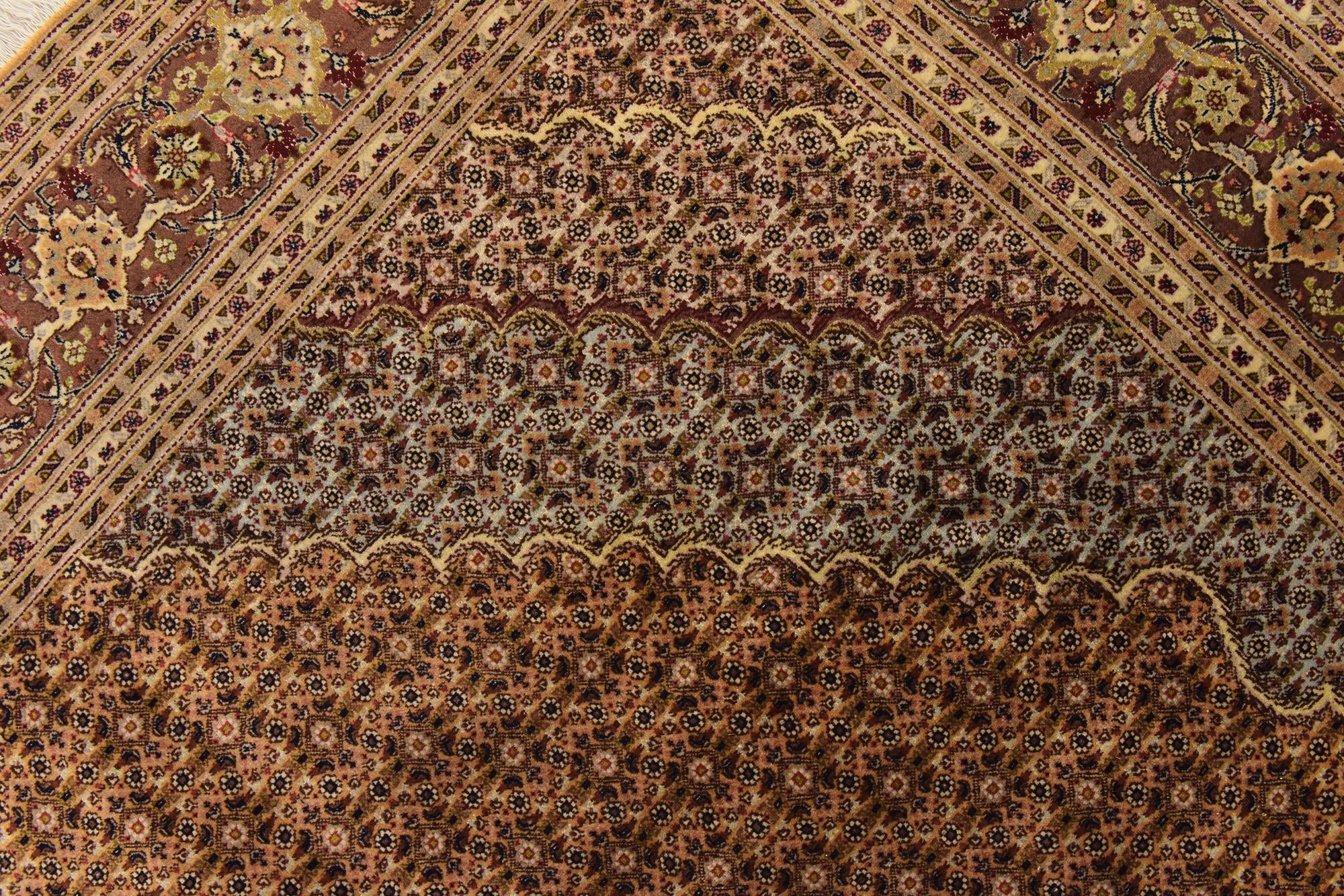 6' 9 x 9' 7 Hand Knotted Tabriz Persian Rug