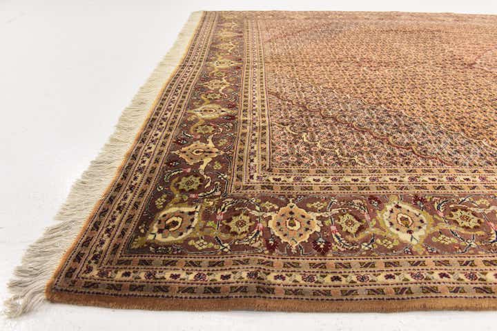 6' 9 x 9' 7 Hand Knotted Tabriz Persian Rug
