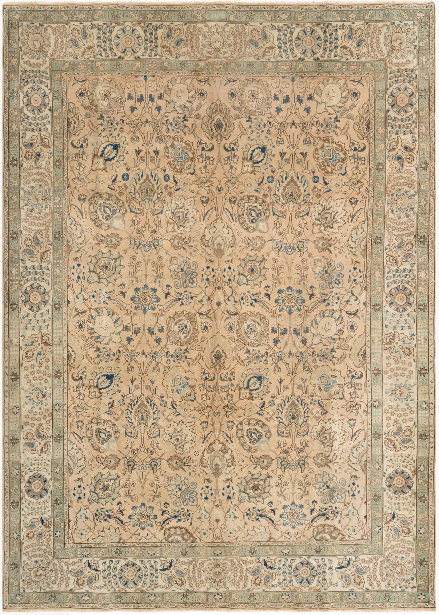 9' 4 x 12' 11 Tabriz Rug