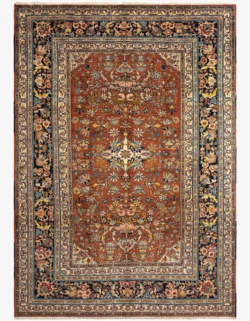 7' 11 x 11' 3 Tabriz Wool Rug