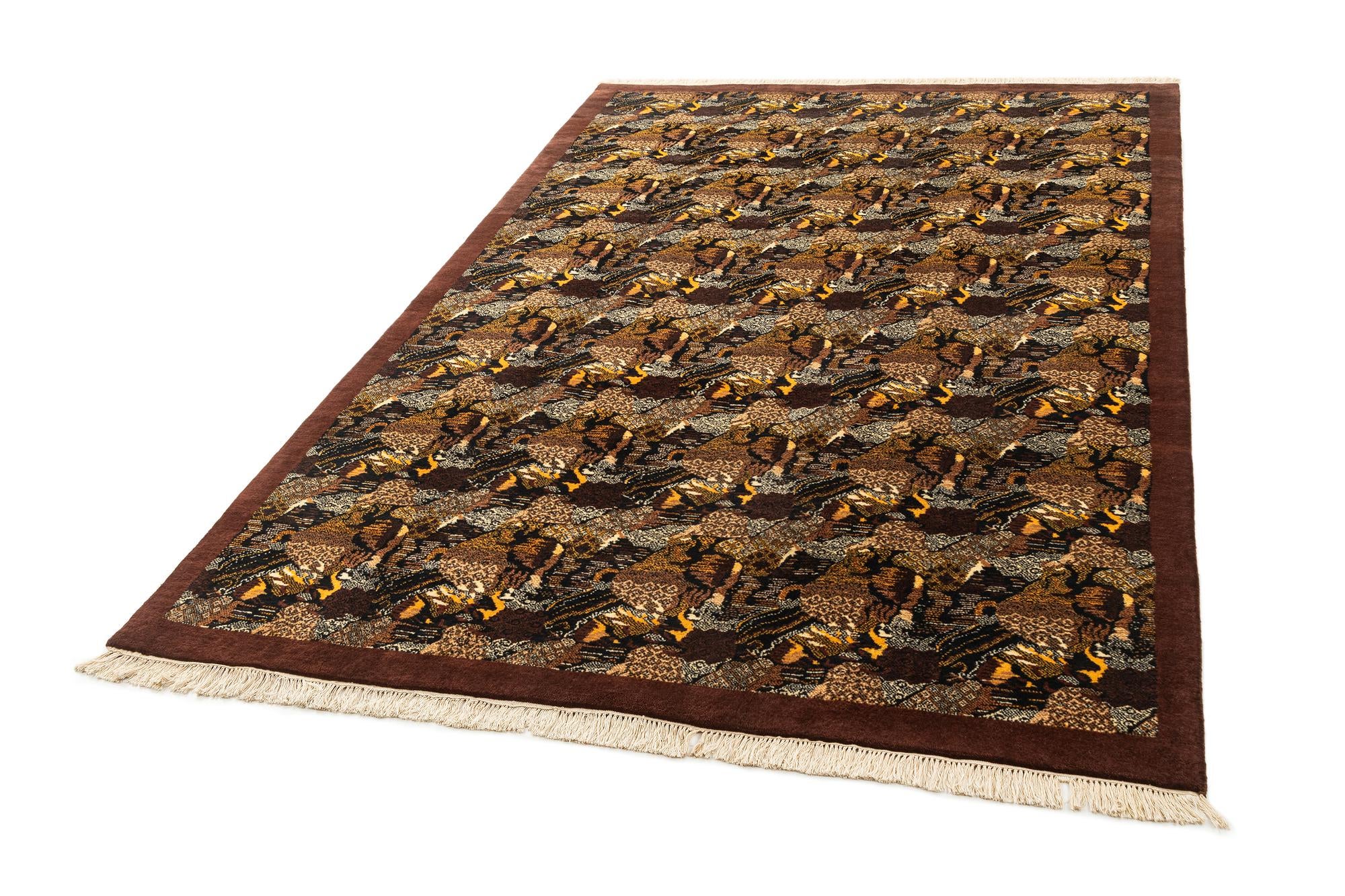 6' 1 x 9' 6 Hand Knotted Tibet Wool Rug