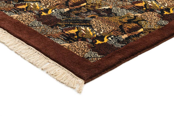 Detail image of 6' 1 x 9' 6 Hand Knotted Tibet Wool Rug