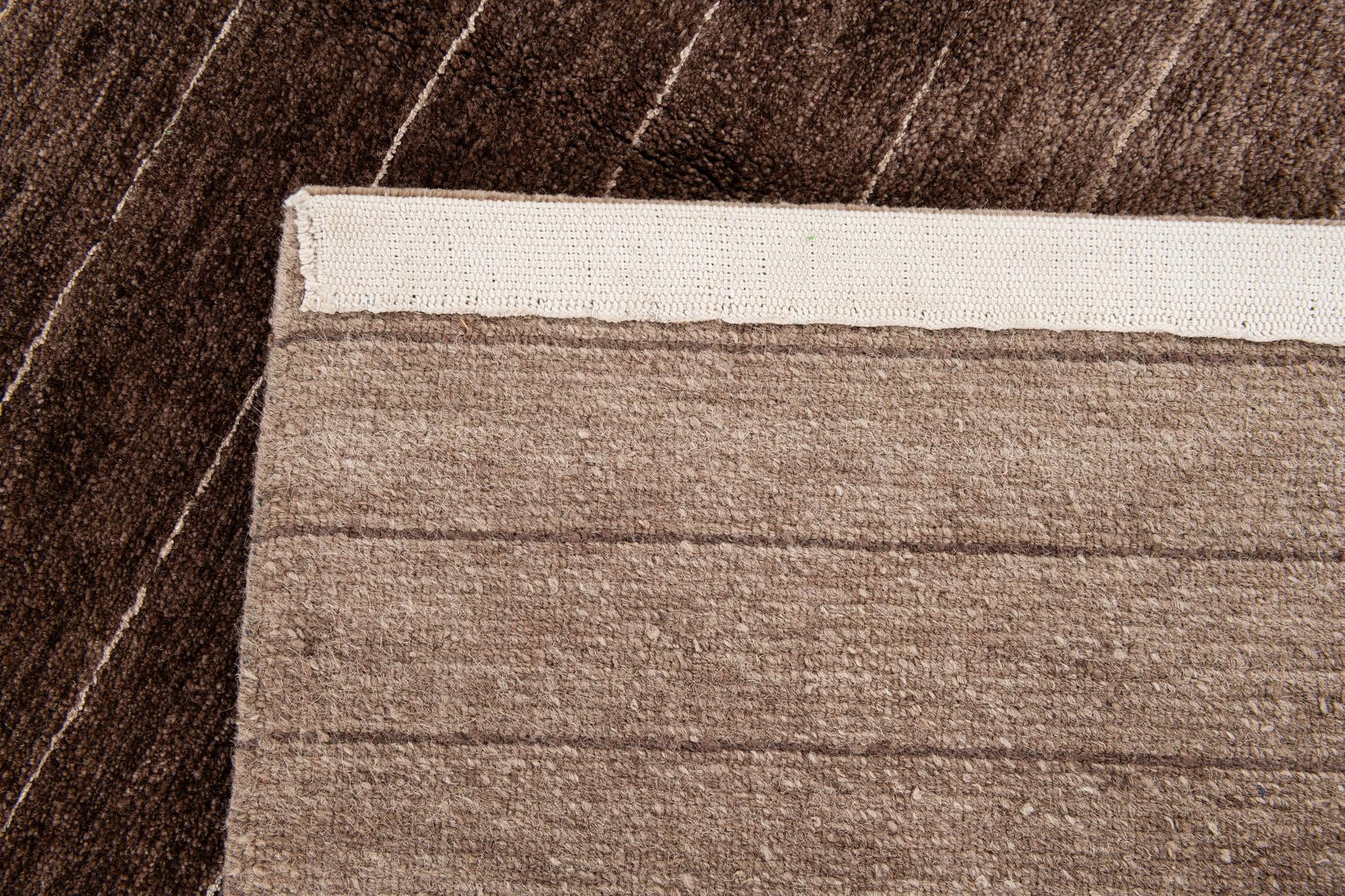 4' 8 x 6' 7 Hand Knotted Tibet Wool Rug