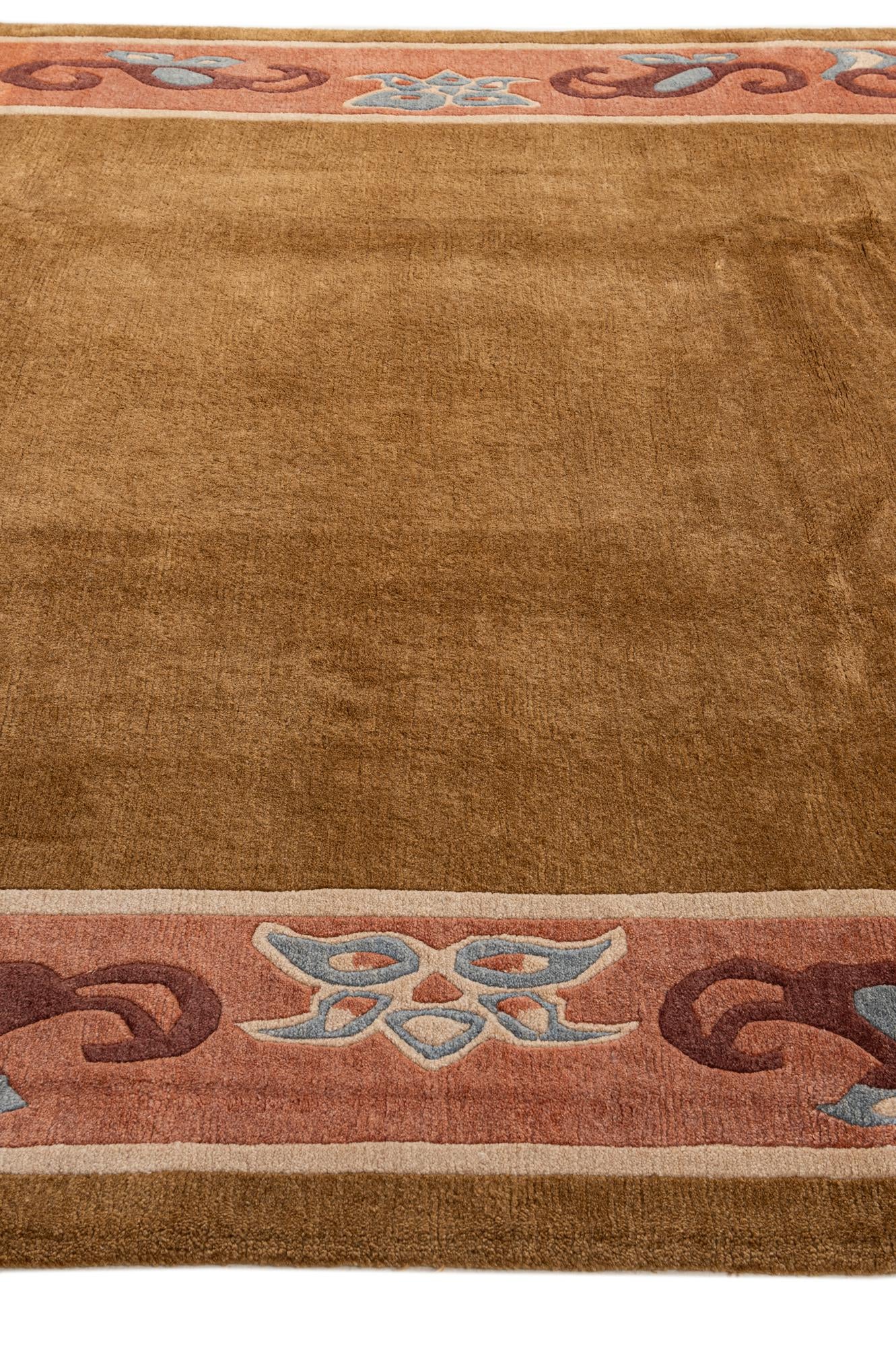 8' 2 x 11' 4 Hand Knotted Tibet Wool Rug