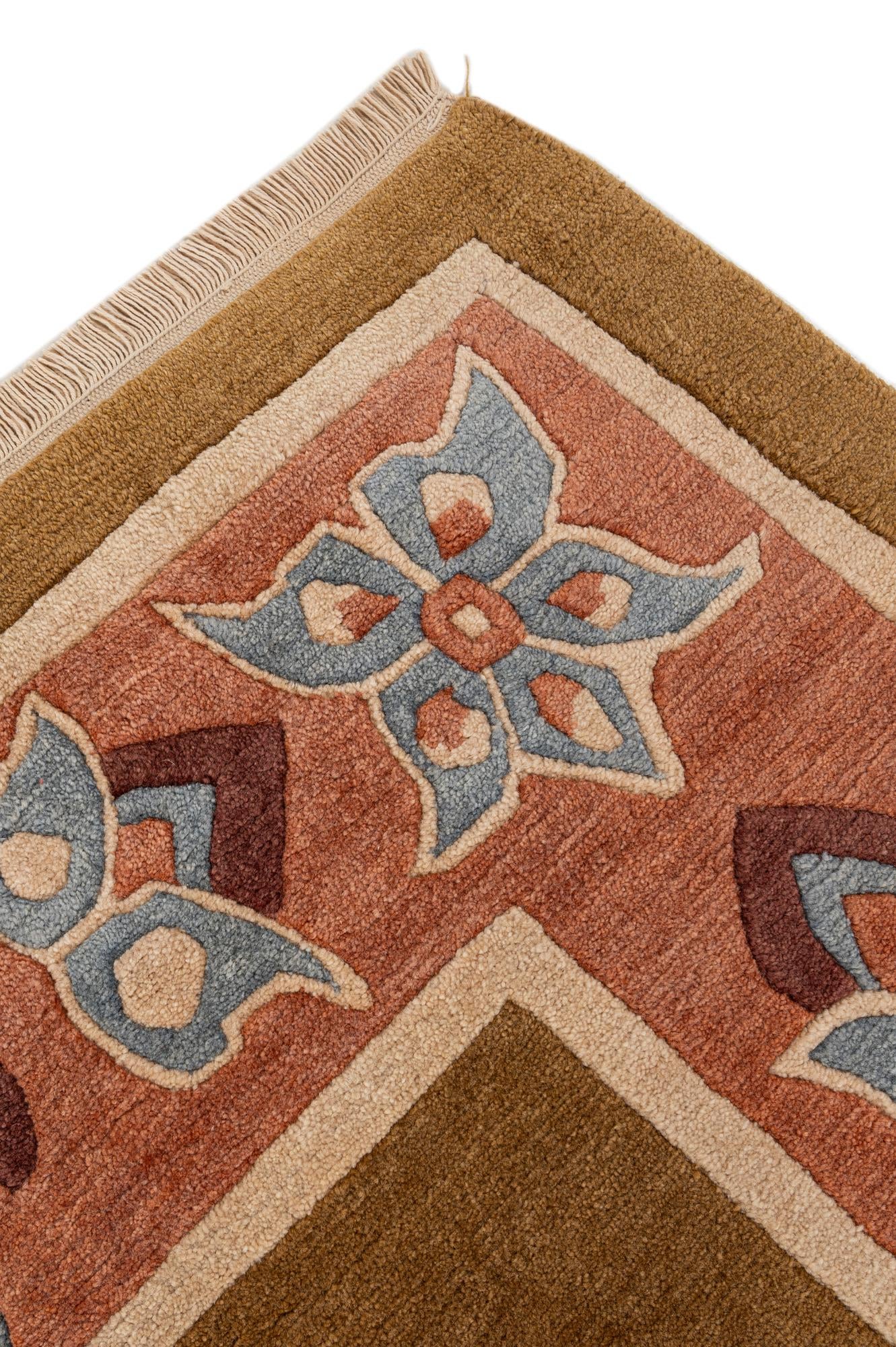 8' 2 x 11' 4 Hand Knotted Tibet Wool Rug