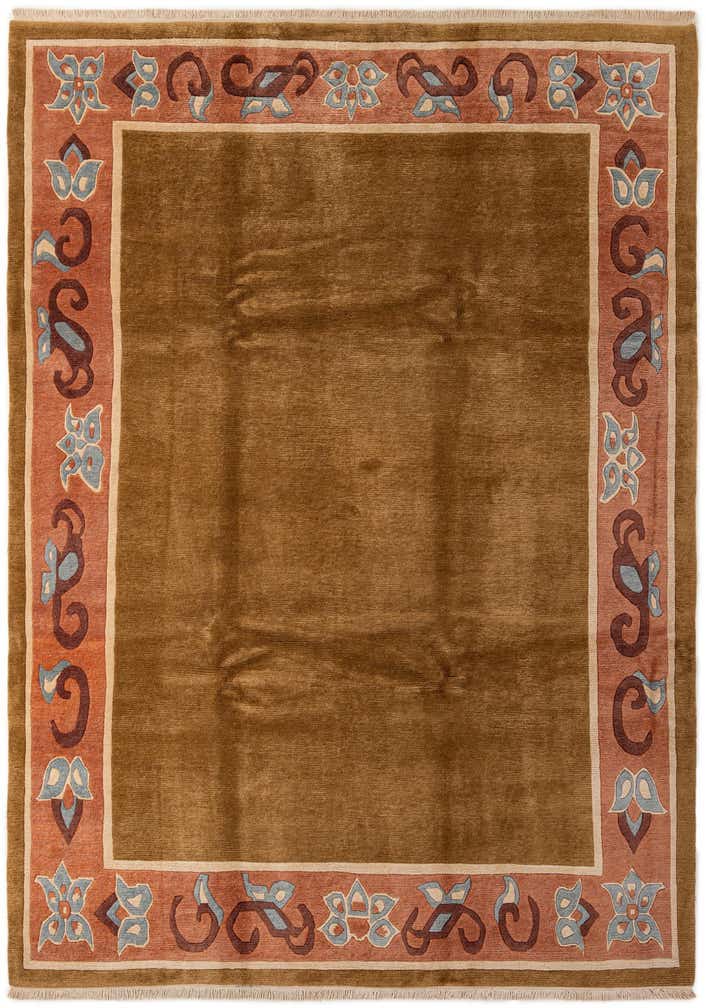 8' 2 x 11' 4 Hand Knotted Tibet Wool Rug