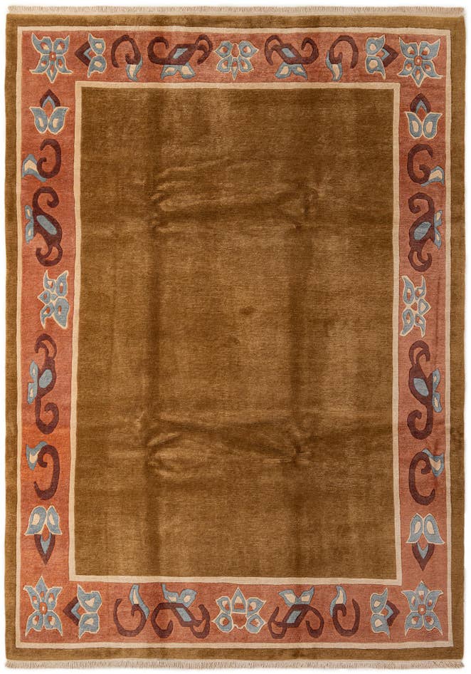 Detail image of 8' 2 x 11' 4 Hand Knotted Tibet Wool Rug