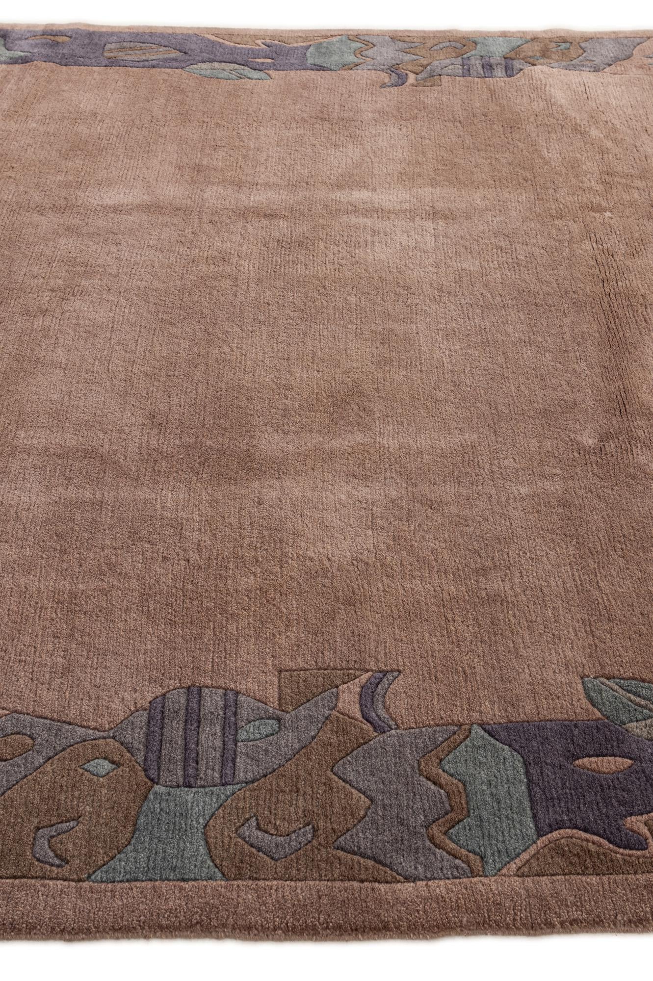 8' 2 x 10' 11 Hand Knotted Tibet Wool Rug