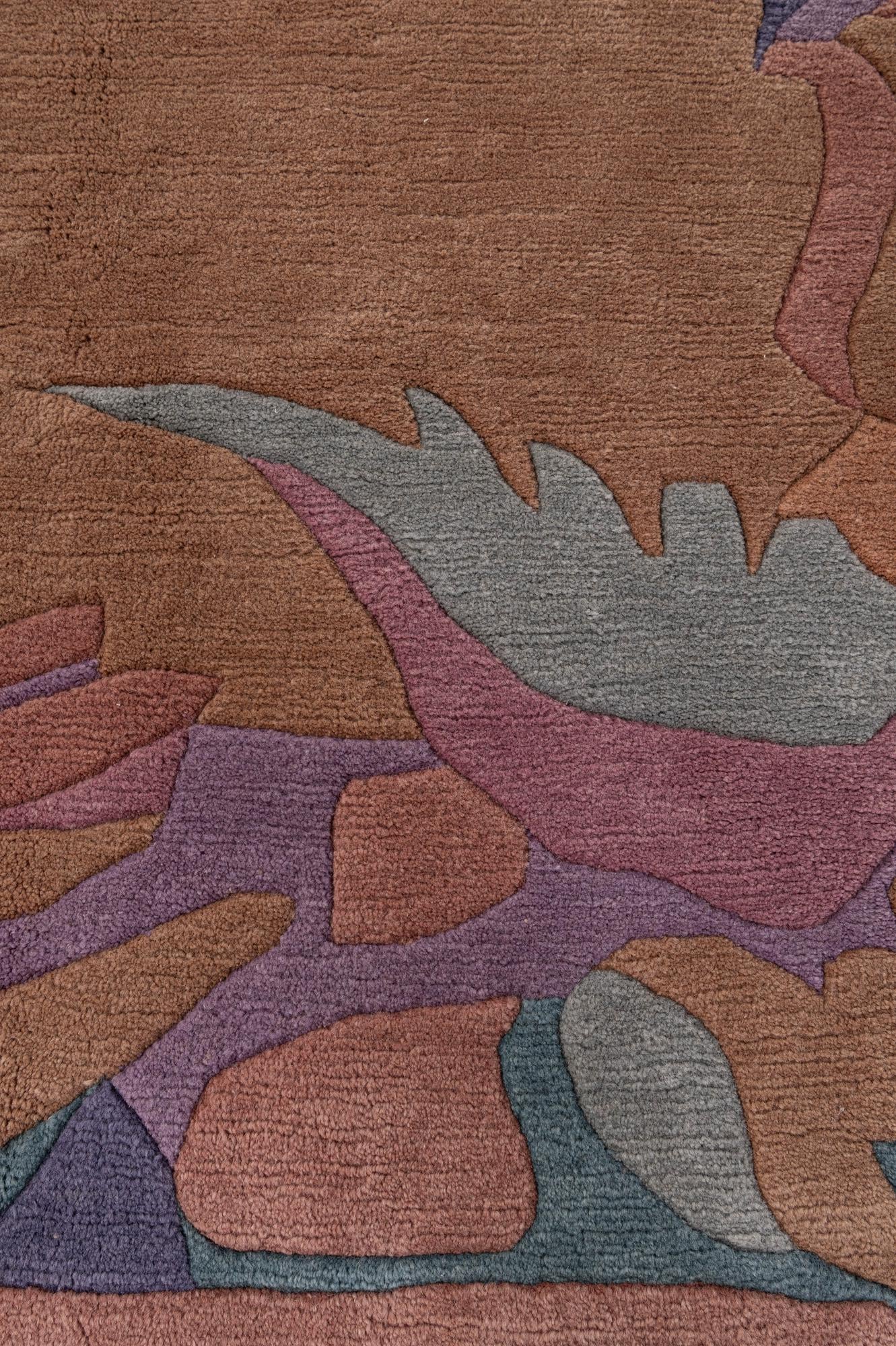 8' 3 x 9' 9 Hand Knotted Tibet Wool Rug