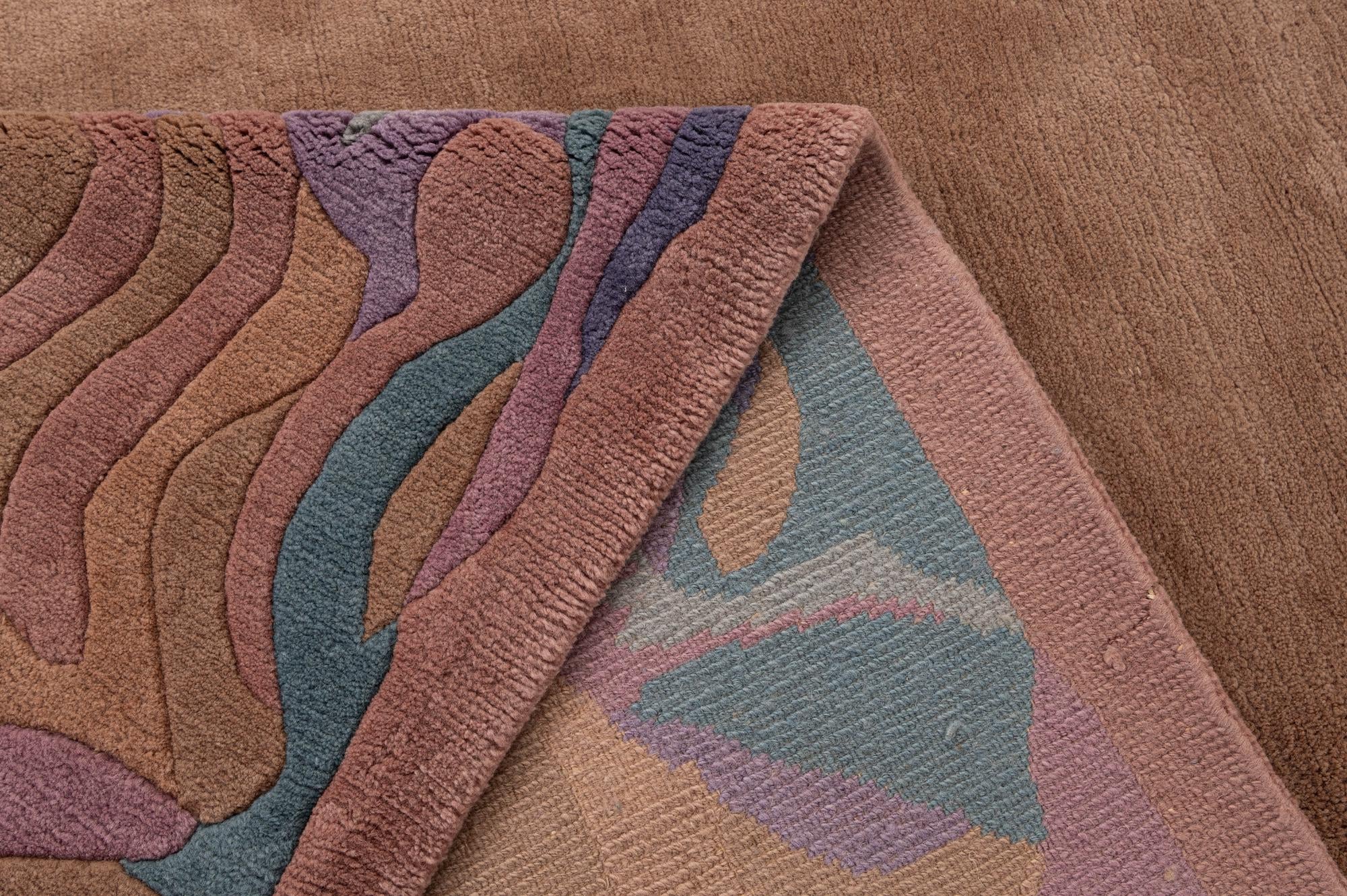 8' 3 x 9' 9 Hand Knotted Tibet Wool Rug