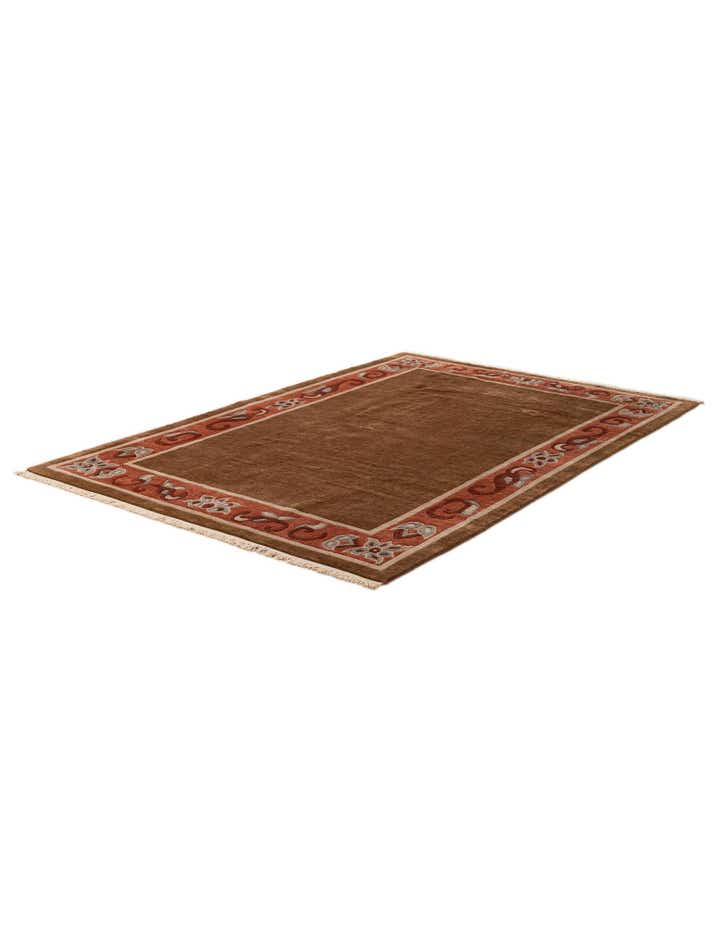 6' 8 x 10' 4 Hand Knotted Tibet Wool Rug