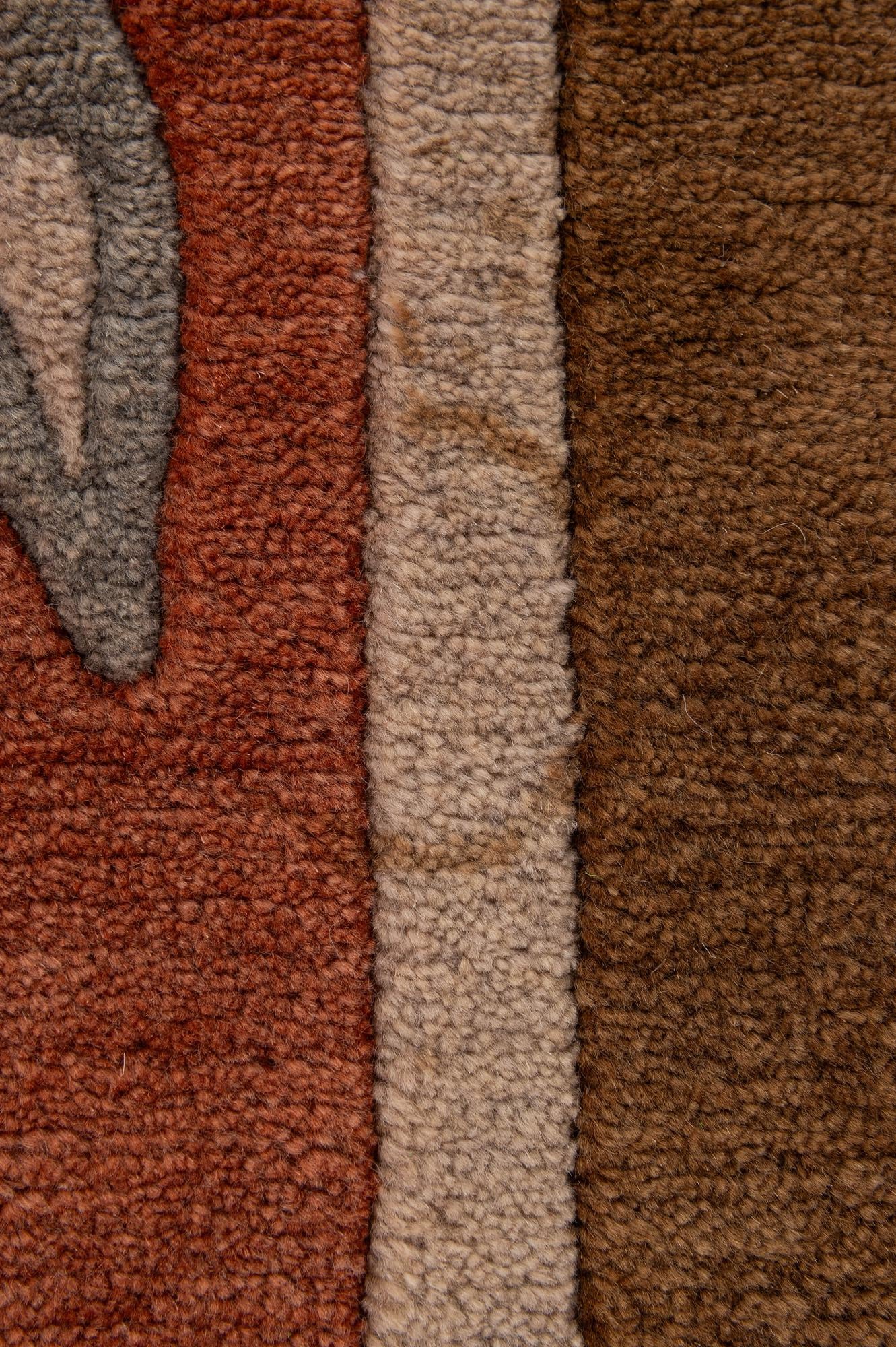 6' 8 x 10' 4 Hand Knotted Tibet Wool Rug