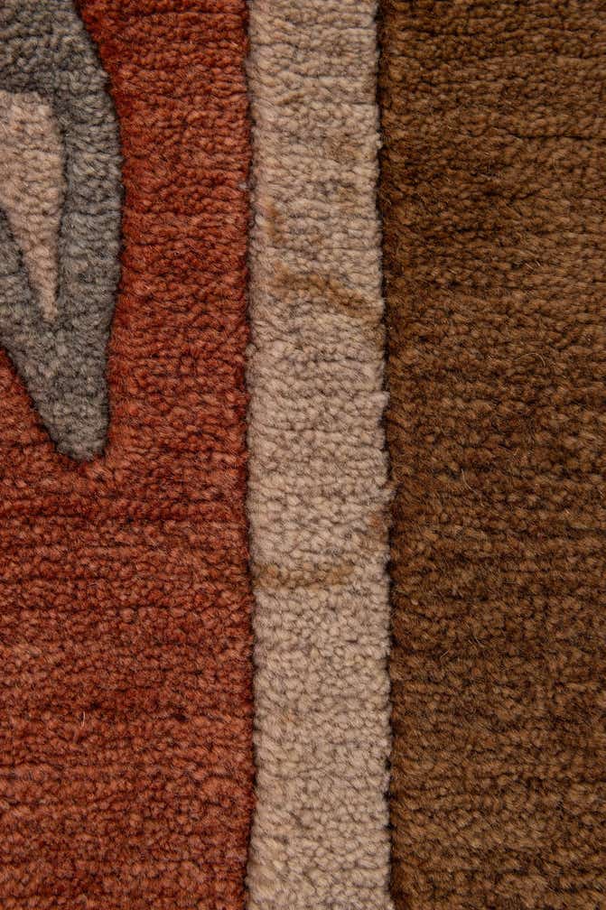 6' 8 x 10' 4 Hand Knotted Tibet Wool Rug