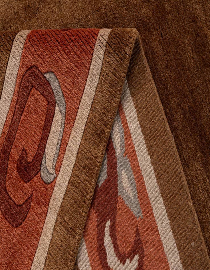 Detail image of 6' 8 x 10' 4  Hand Knotted Tibet Wool Rug