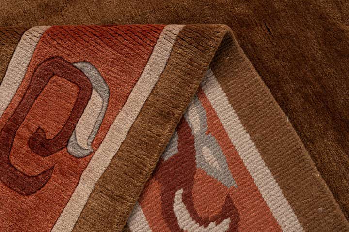 6' 8 x 10' 4 Hand Knotted Tibet Wool Rug