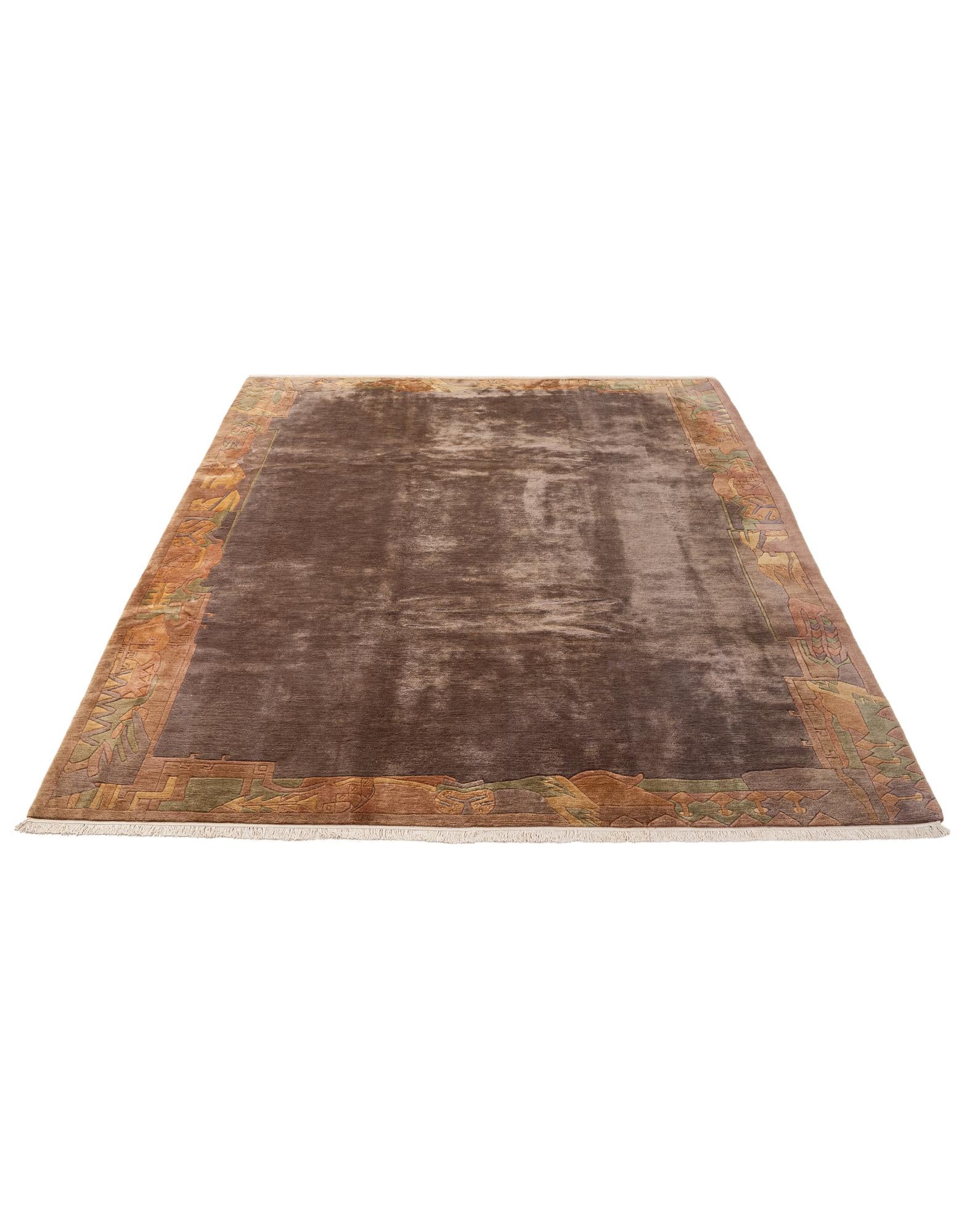 8' 2 x 10' 11 Hand Knotted Tibet Wool Rug