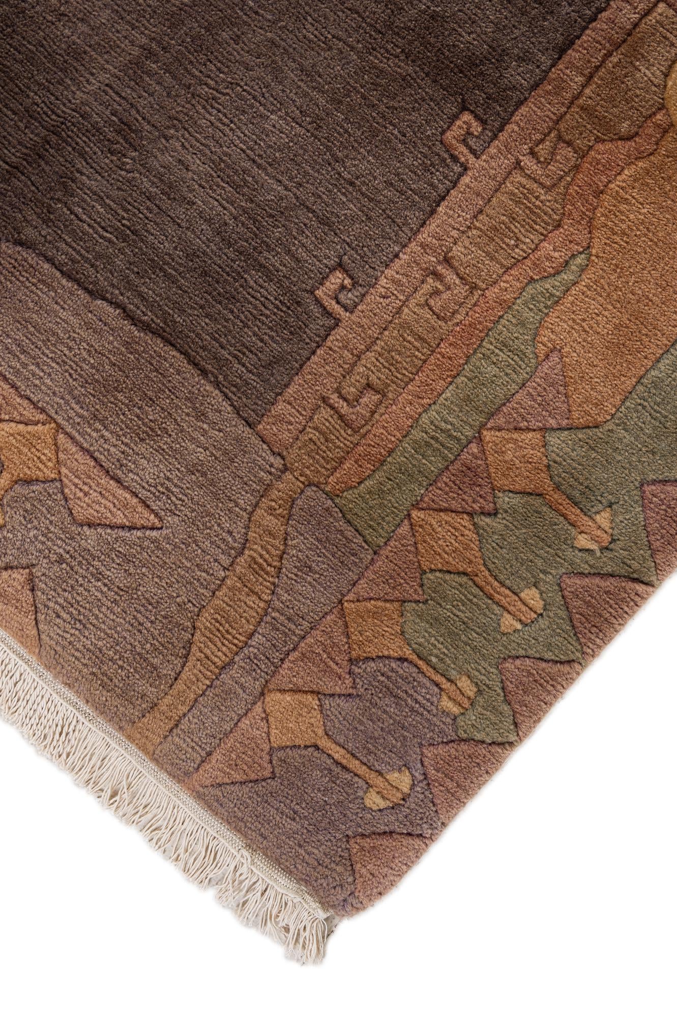 8' 2 x 10' 11 Hand Knotted Tibet Wool Rug