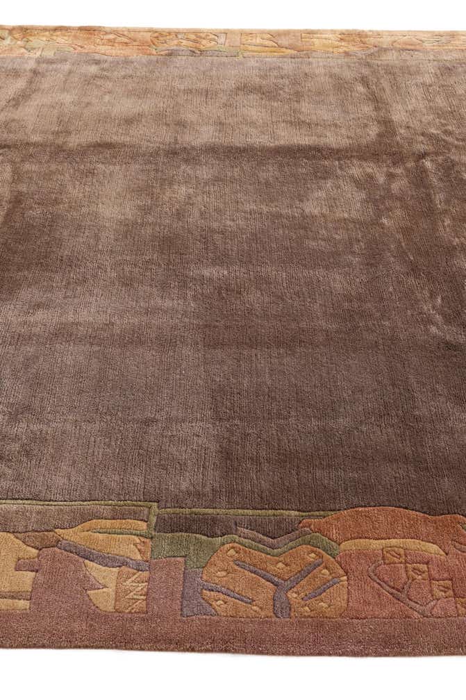 8' 2 x 10' 11 Hand Knotted Tibet Wool Rug