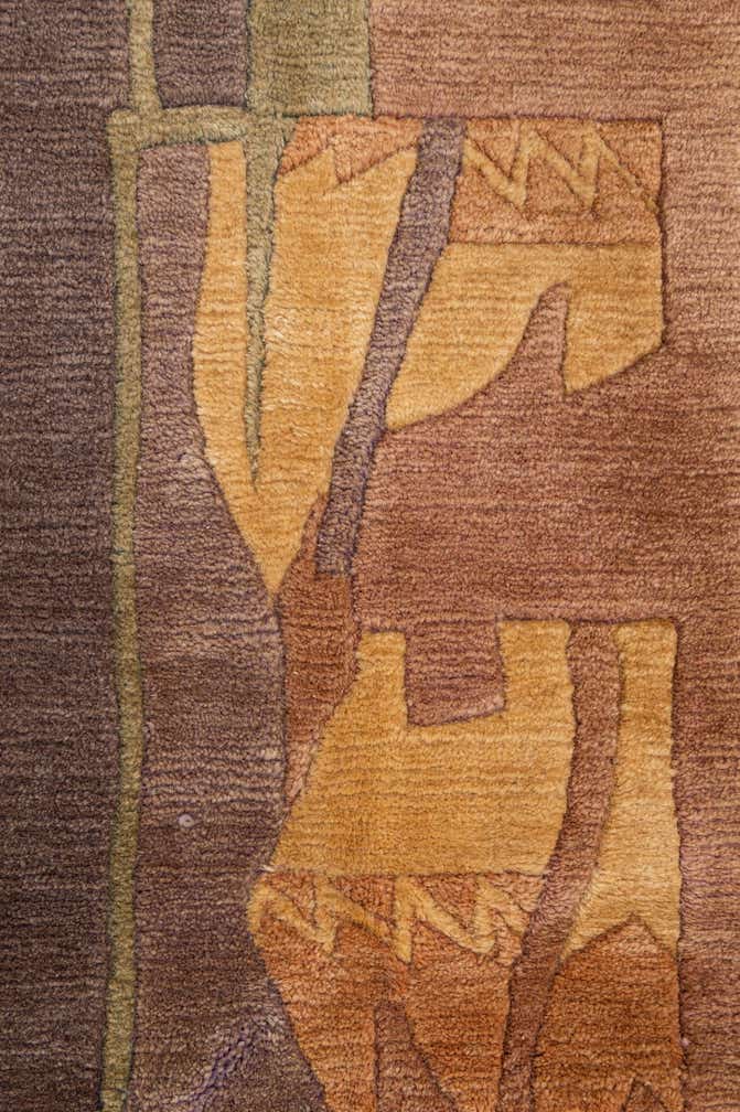 8' 2 x 10' 11 Hand Knotted Tibet Wool Rug