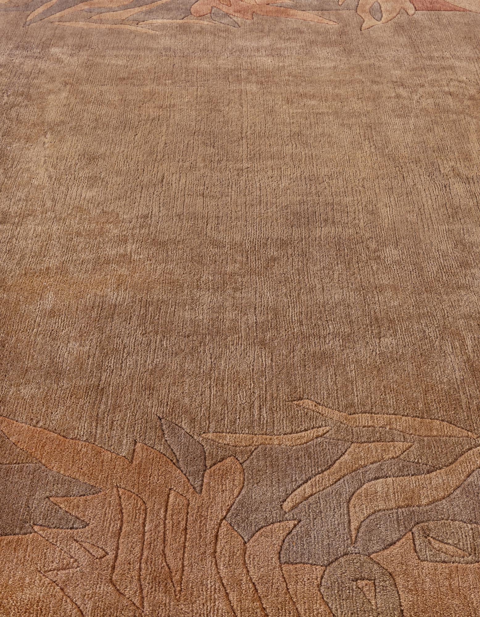 8' 2 x 11' 5 Hand Knotted Tibet Wool Rug