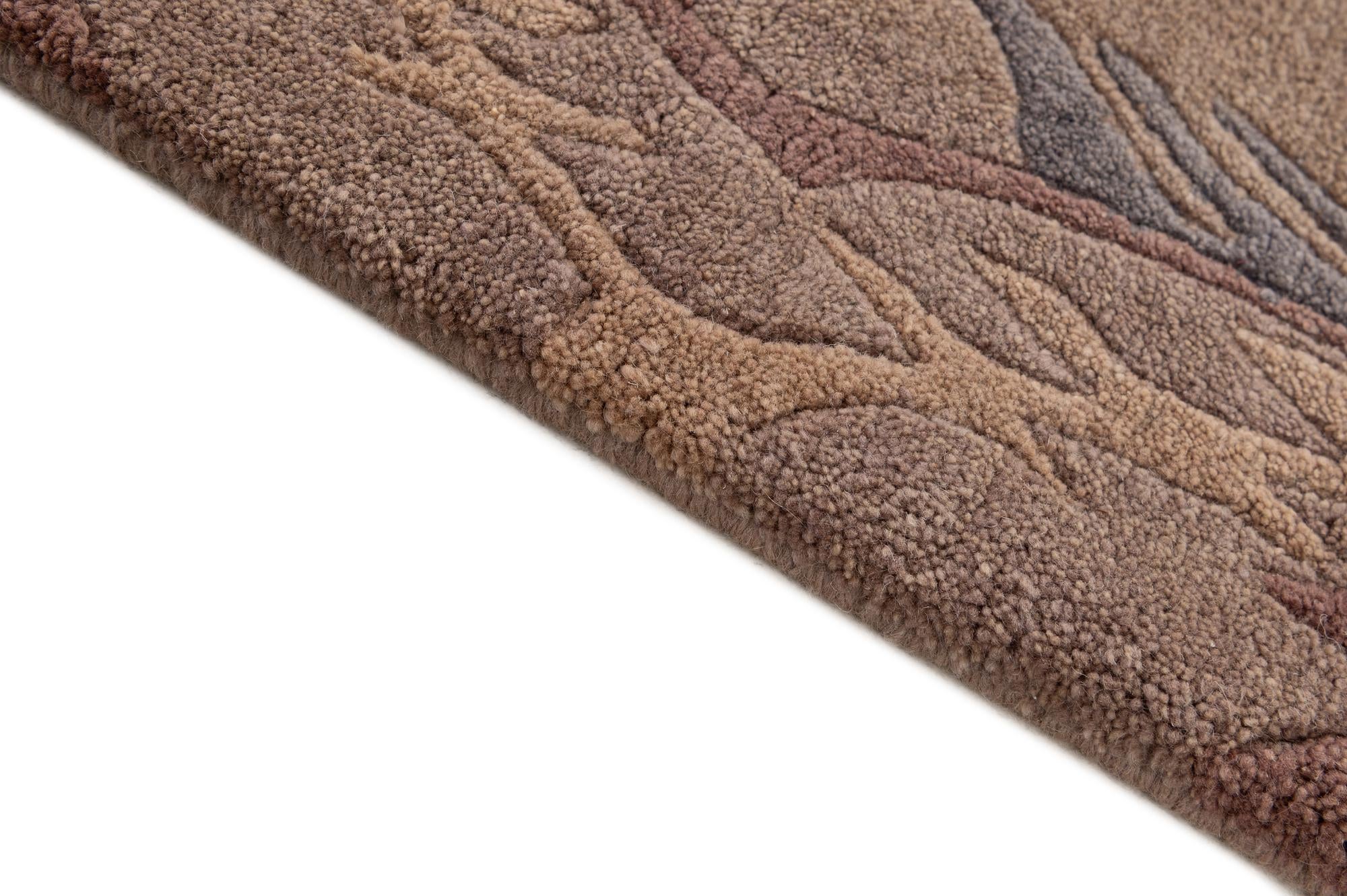 4' 1 x 5' 10 Hand Knotted Tibet Wool Rug