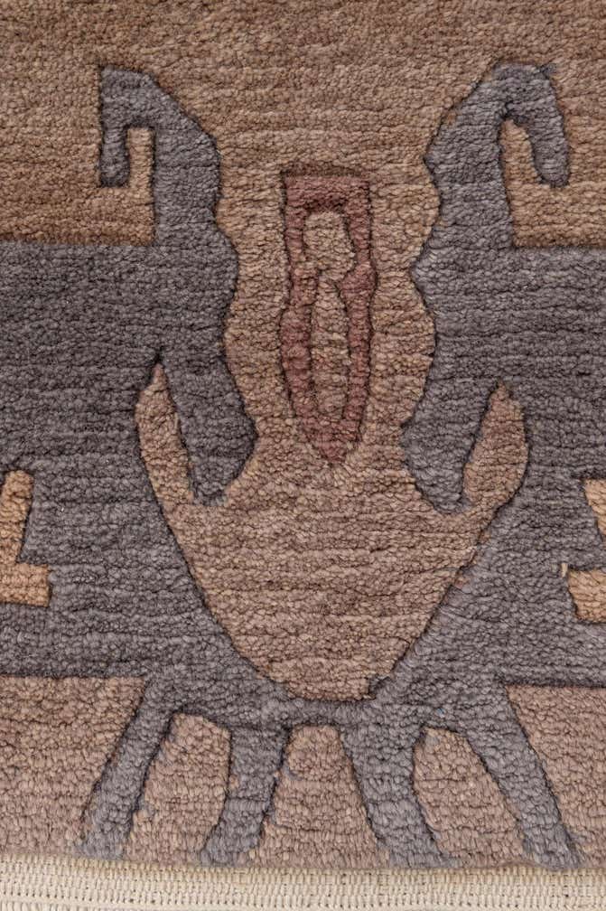 4' 1 x 5' 10 Hand Knotted Tibet Wool Rug