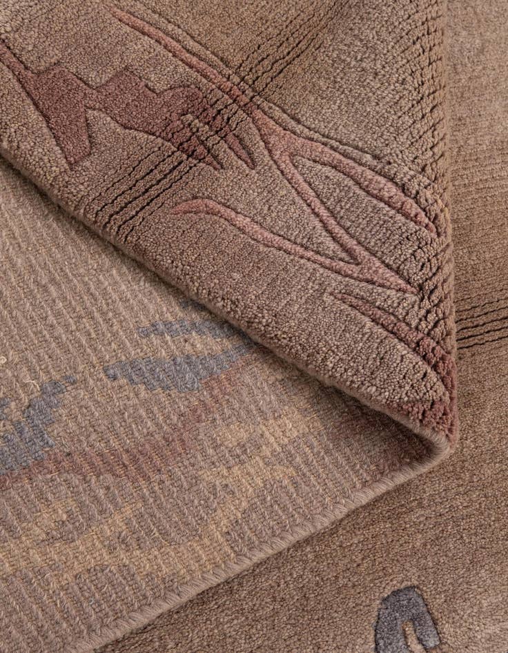 Detail image of 4' 1 x 5' 10  Hand Knotted Tibet Wool Rug