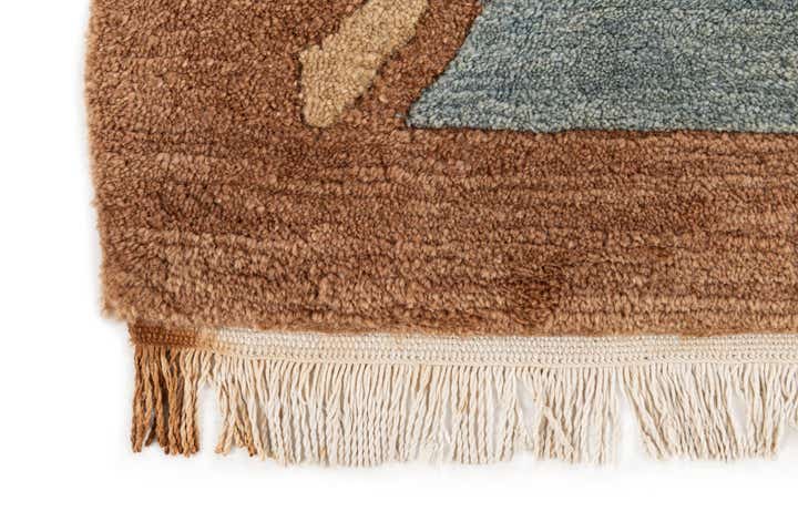 8' 1 x 11' 1 Hand Knotted Tibet Wool Rug