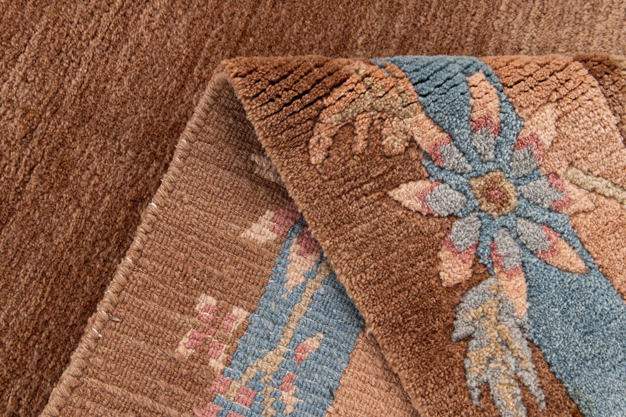 8' 1 x 11' 1 Hand Knotted Tibet Wool Rug