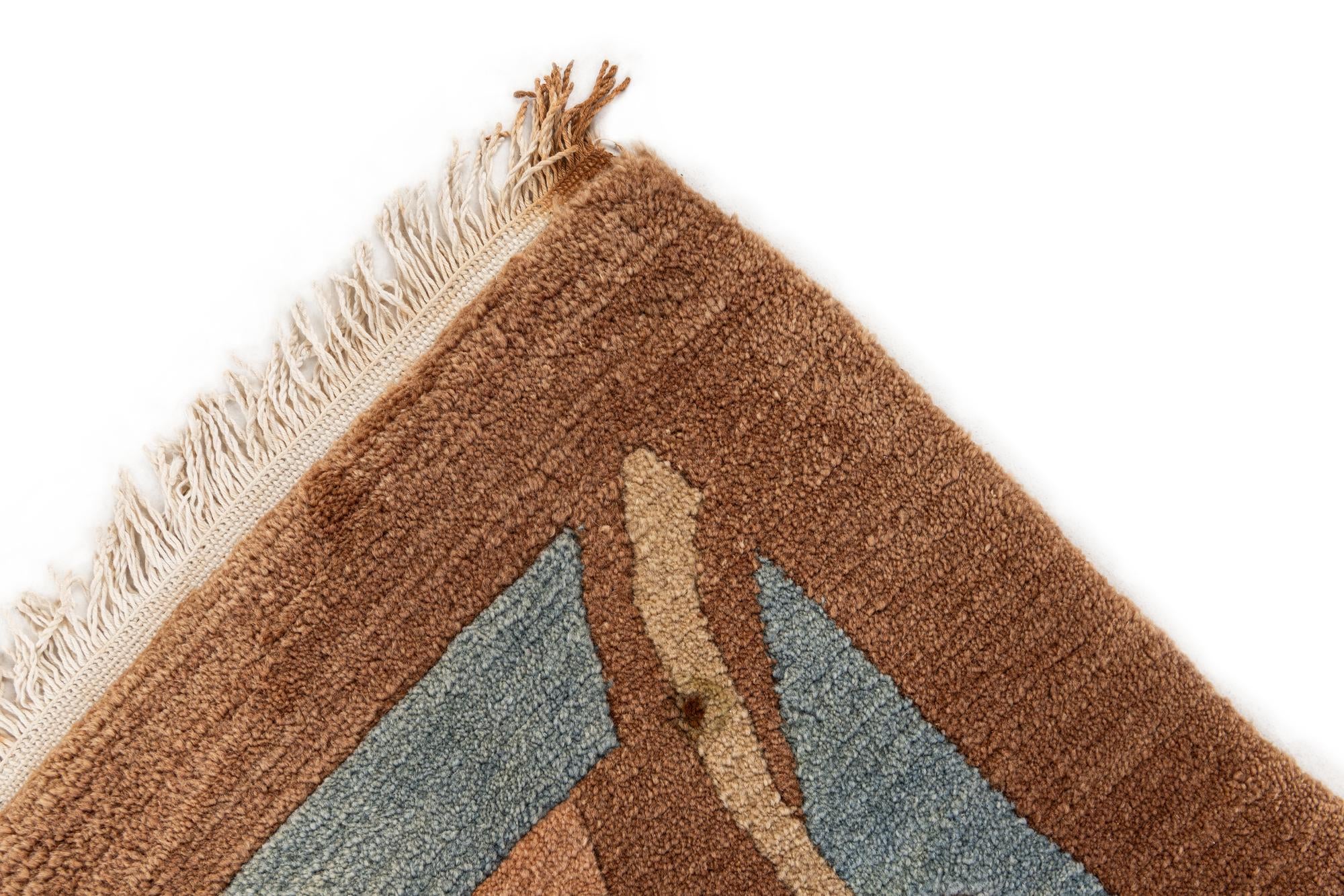 8' 1 x 11' 1 Hand Knotted Tibet Wool Rug
