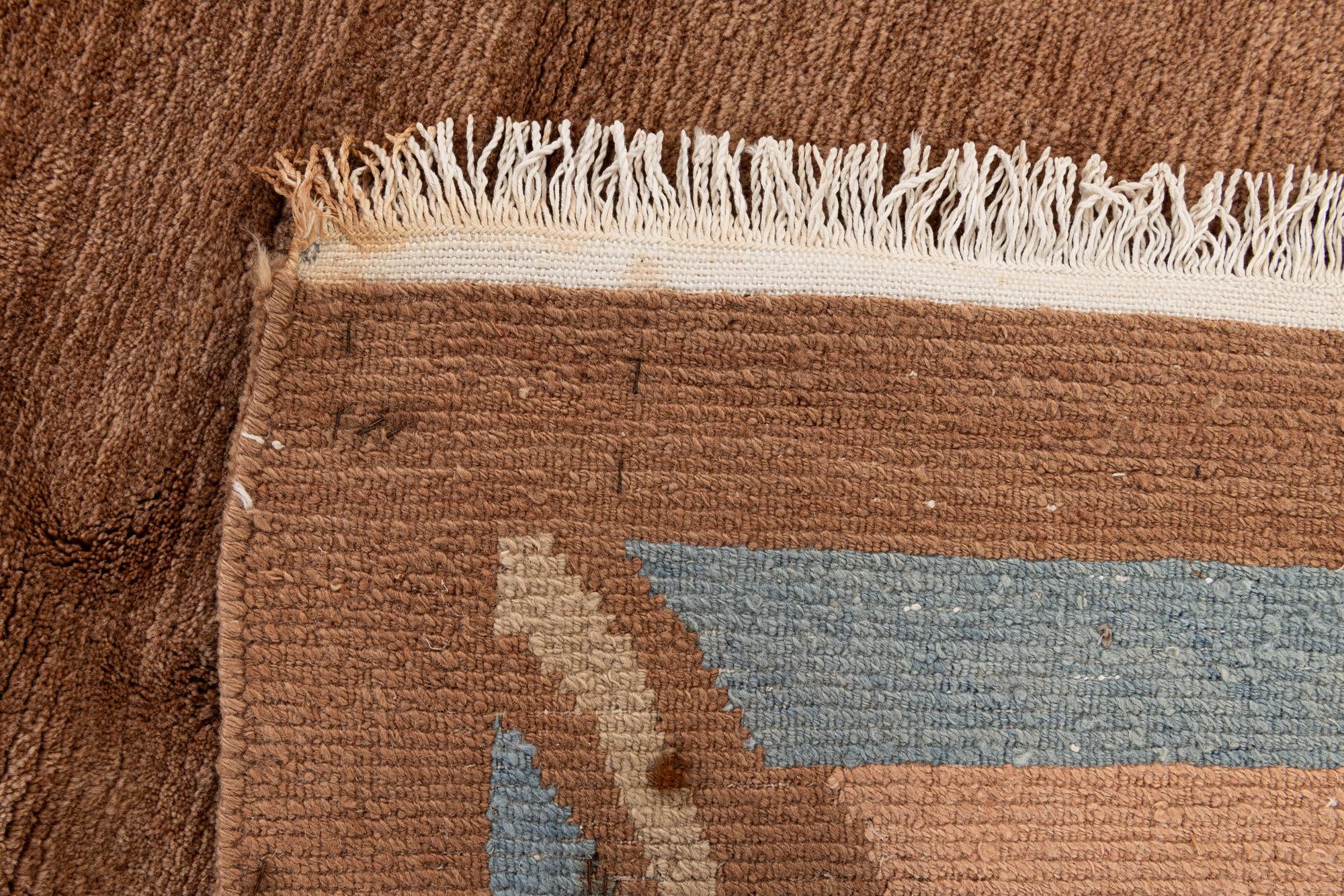 8' 1 x 11' 1 Hand Knotted Tibet Wool Rug