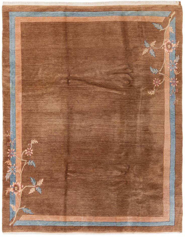 Detail image of 8' 1 x 11' 1 Hand Knotted Tibet Wool Rug