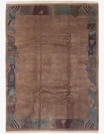 8' 2 x 10' 11 Hand Knotted Tibet Wool Rug