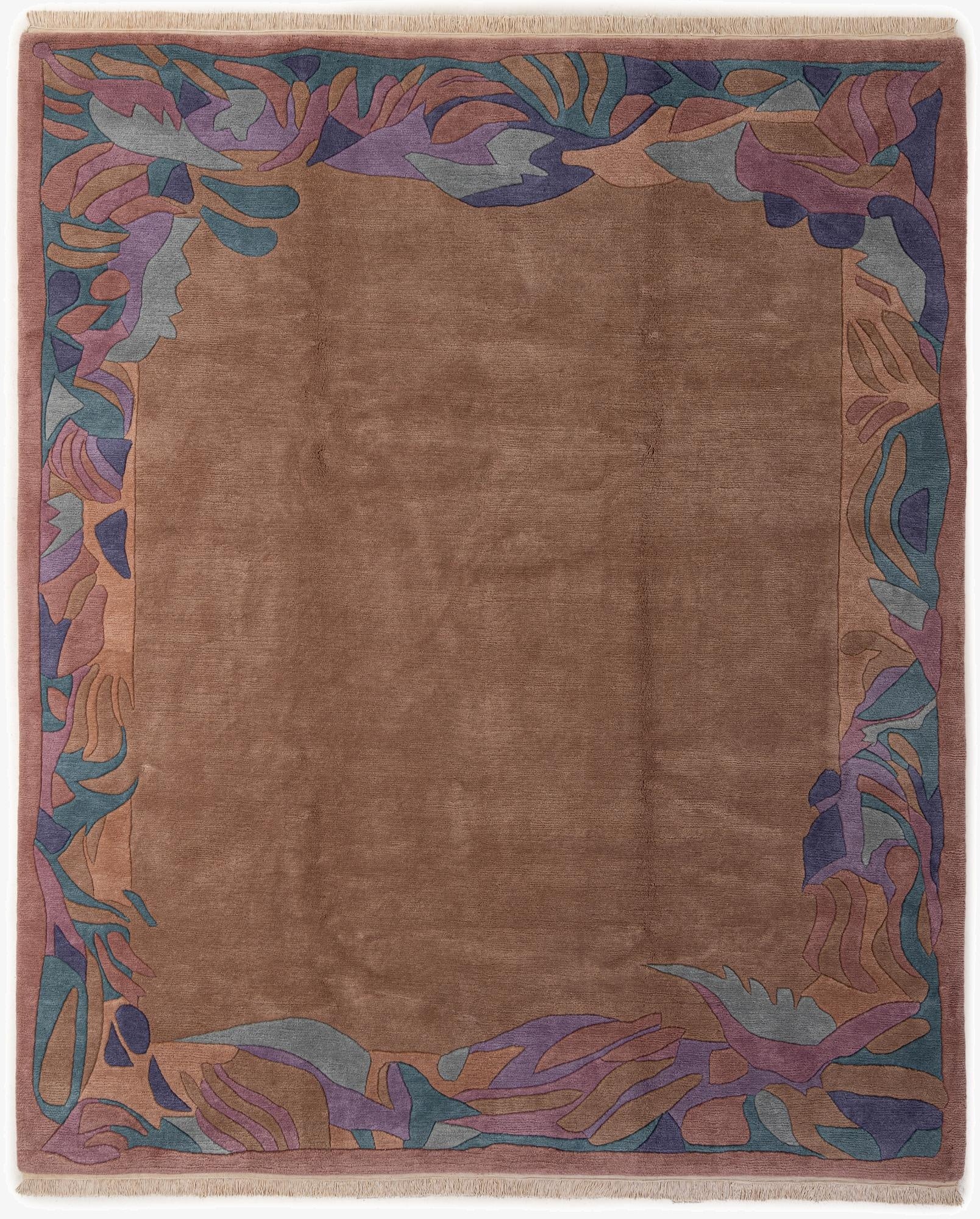 8' 3 x 9' 9  Hand Knotted Tibet Wool Rug