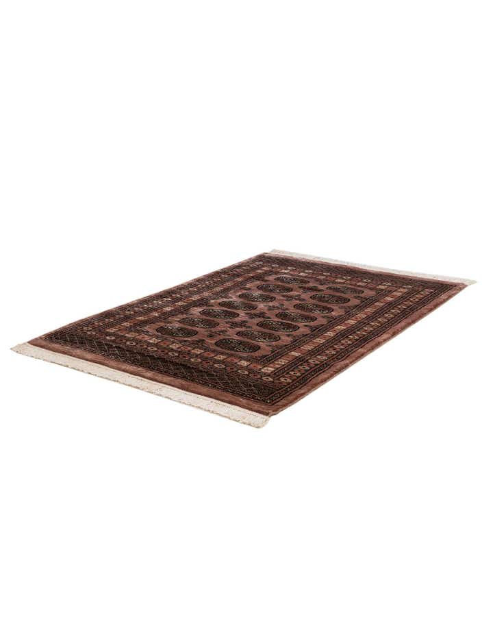 4' 2 x 5' 11 Hand Knotted Torkaman Persian Wool Rug