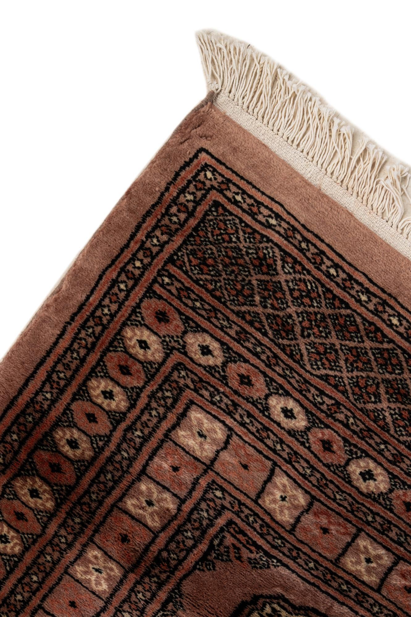 4' 2 x 5' 11 Hand Knotted Torkaman Persian Wool Rug