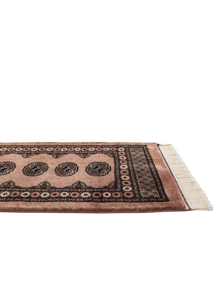 Detail image of 2' 9 x 4' 3  Hand Knotted Torkaman Persian Wool Rug