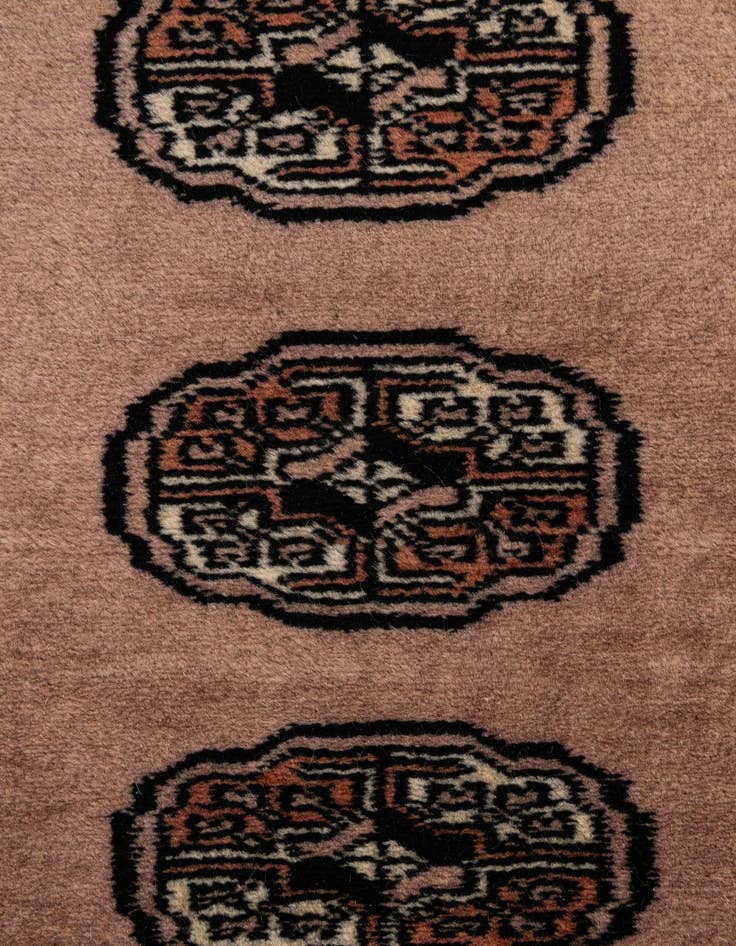 Detail image of 2' 9 x 4' 3  Hand Knotted Torkaman Persian Wool Rug