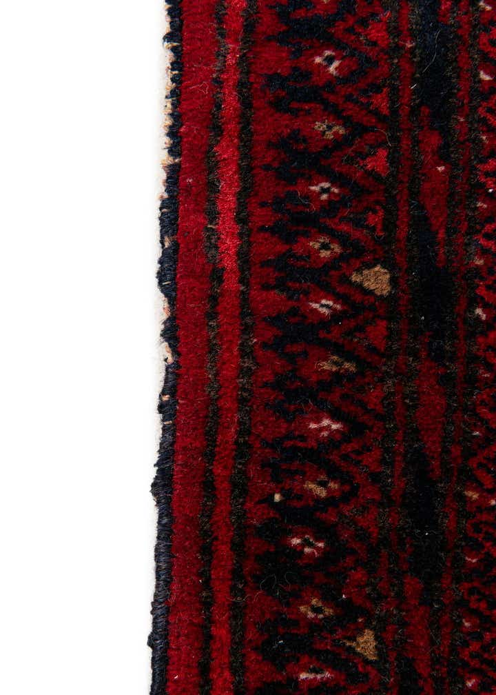 3' 5 x 4' 7 Hand Knotted Torkaman Wool Rug