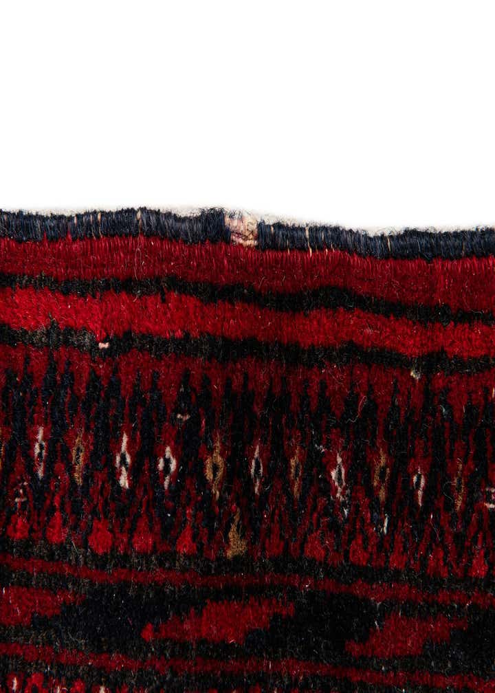 3' 5 x 4' 7 Hand Knotted Torkaman Wool Rug