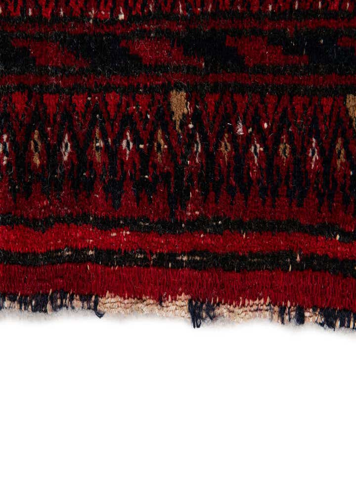 3' 5 x 4' 7 Hand Knotted Torkaman Wool Rug
