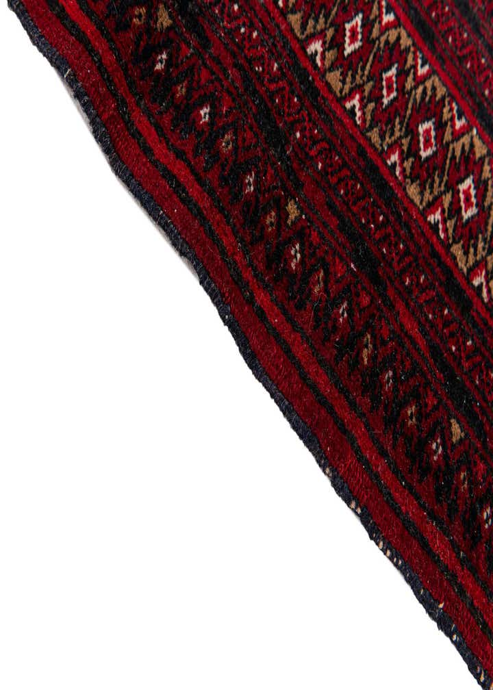 3' 5 x 4' 7 Hand Knotted Torkaman Wool Rug
