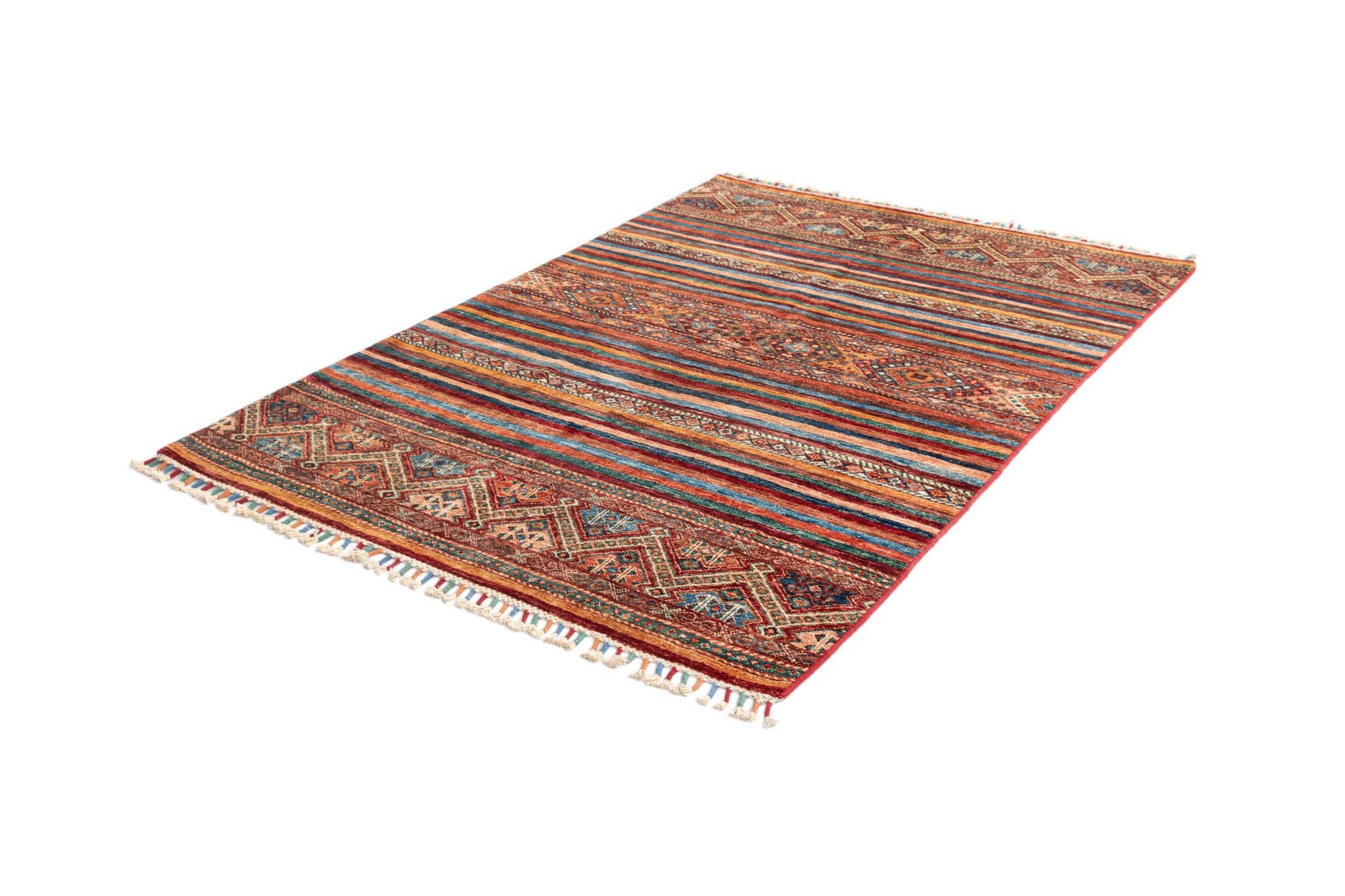 4' x 5' 11 Torkman Wool Rug