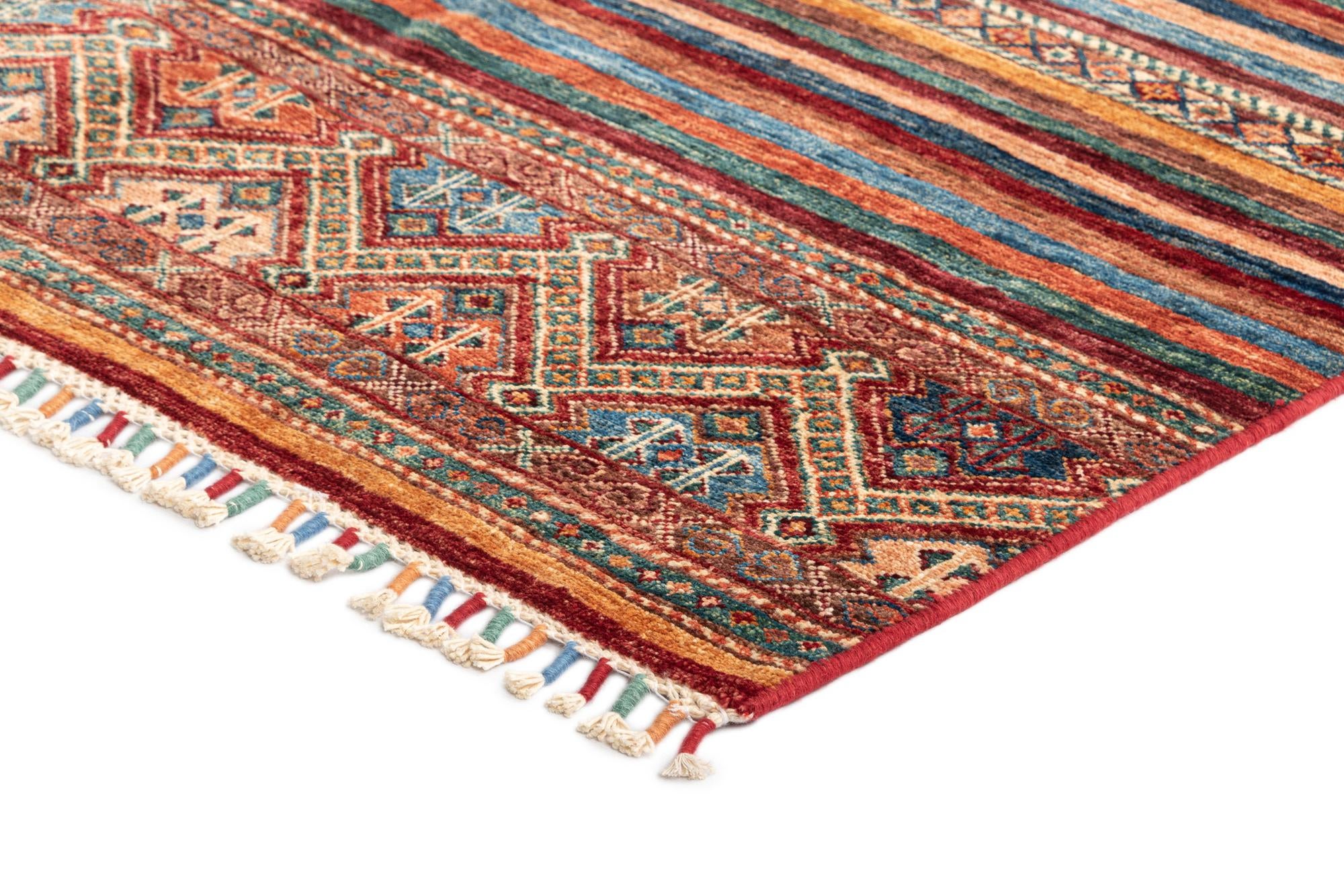 4' x 5' 11 Torkman Wool Rug